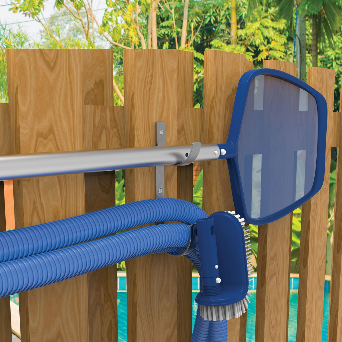 Double Hook Pool Accessory Hanger Hooks, 2-pk, 8.5-in