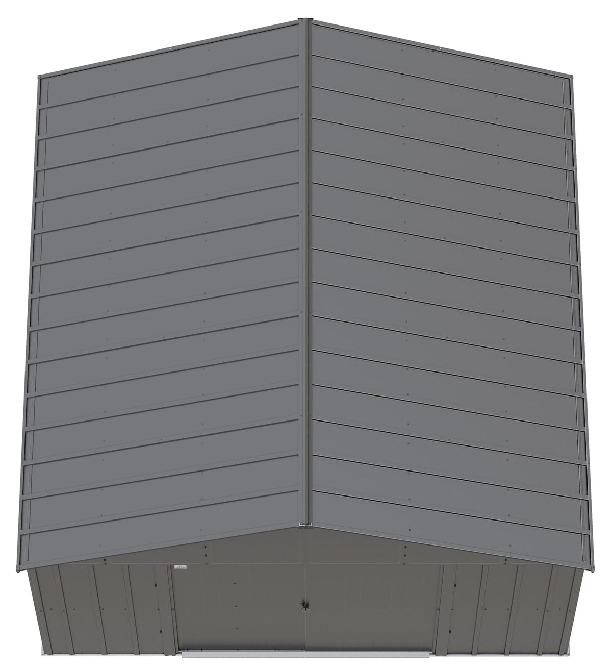 Classic 12x12-ft Charcoal Corrosion-Resistant Metal Shed