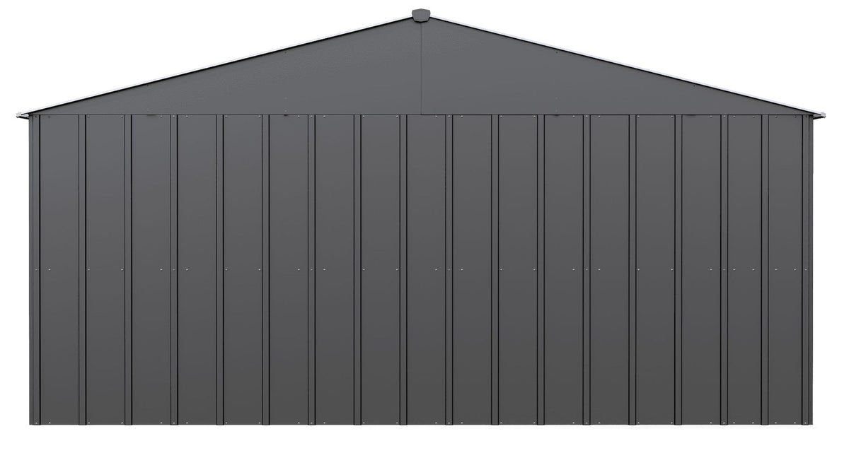 Classic 14x12-ft Charcoal Lockable Metal Shed