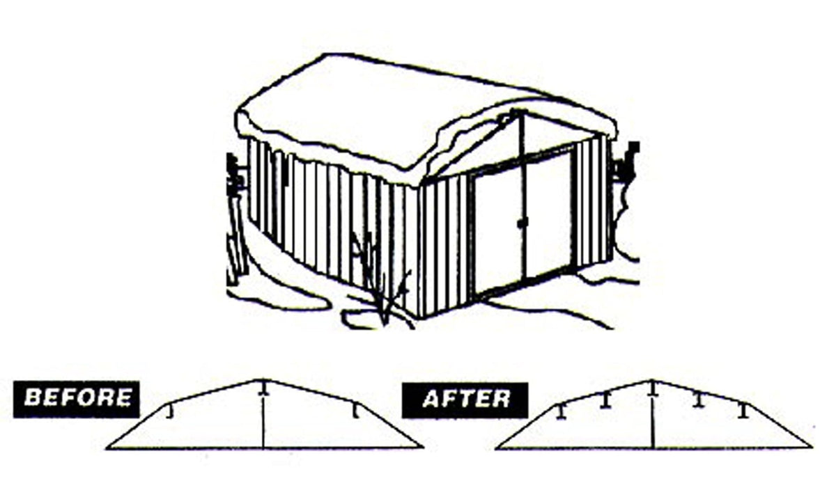Roof Strengthening Kit for 6x5-ft and 8x6-ft Sheds
