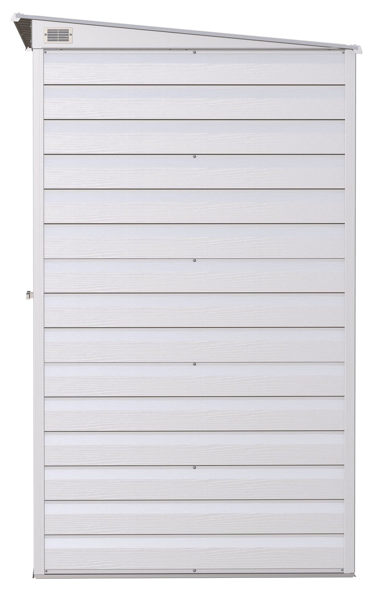 Select Galvanized Steel Storage Shed, Flute Grey, 10-ft x 4-ft