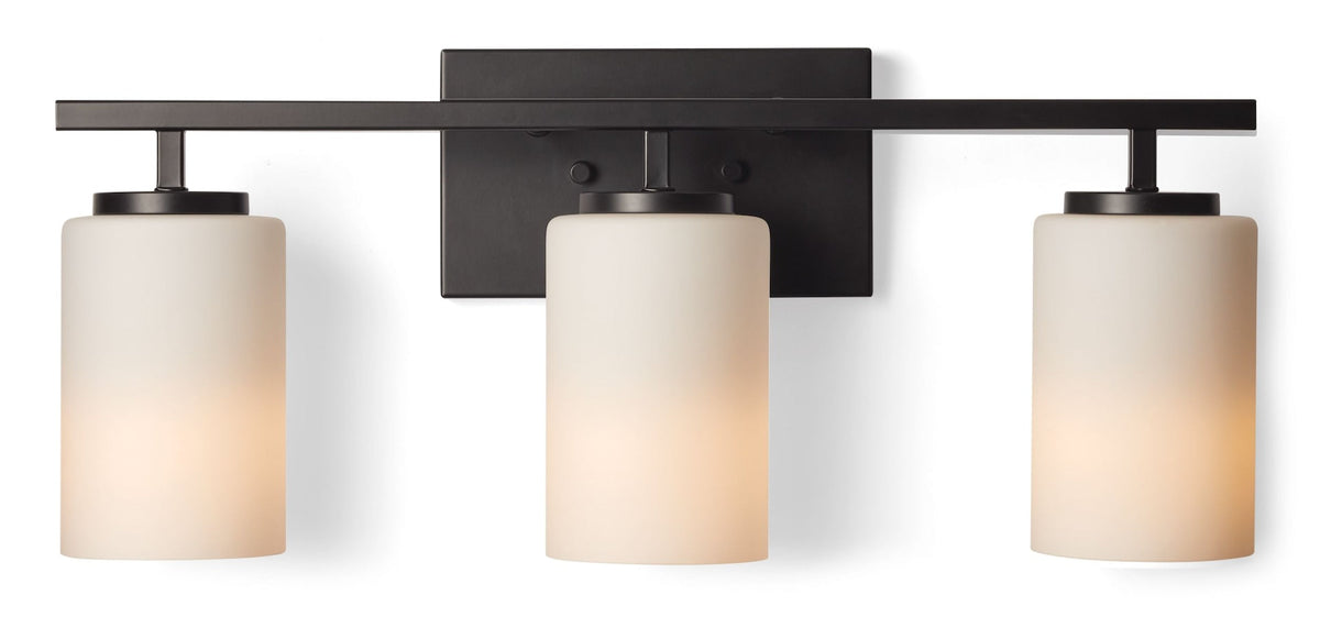 Northfield 3-Light Vanity Light Fixture, Matte Black