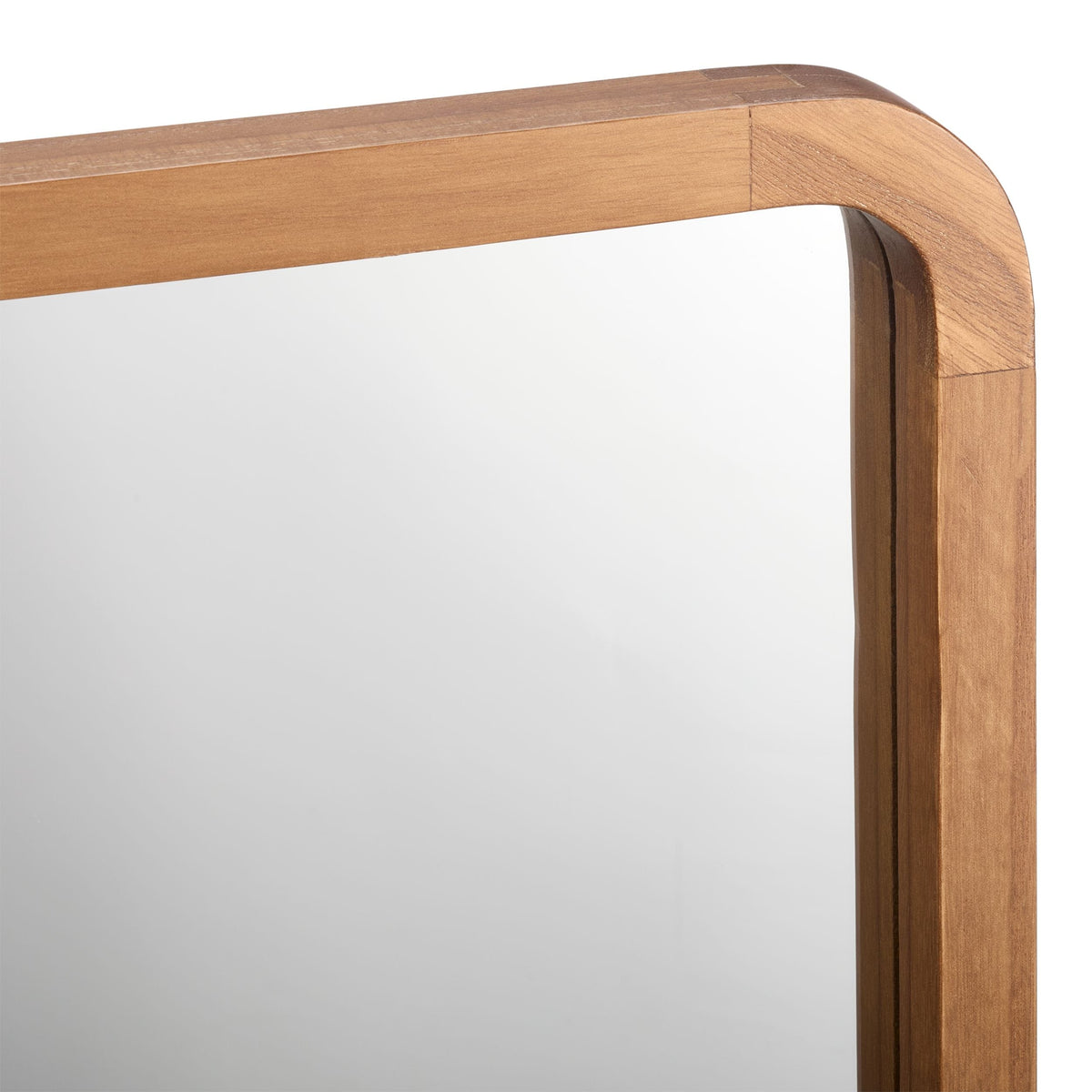 Springside Pearwood Rectangular Wall Mirror, Brown, 24 x 36-in