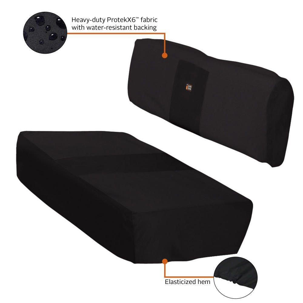 UTV Bench Seat Cover, Fits Mule (2015 Models & Older), Black