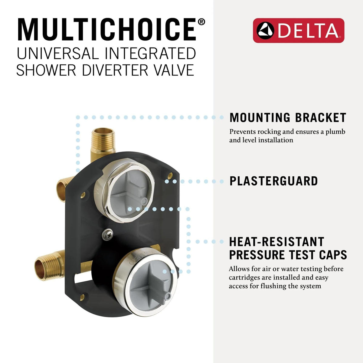 MultiChoice Universal Integrated Shower Diverter