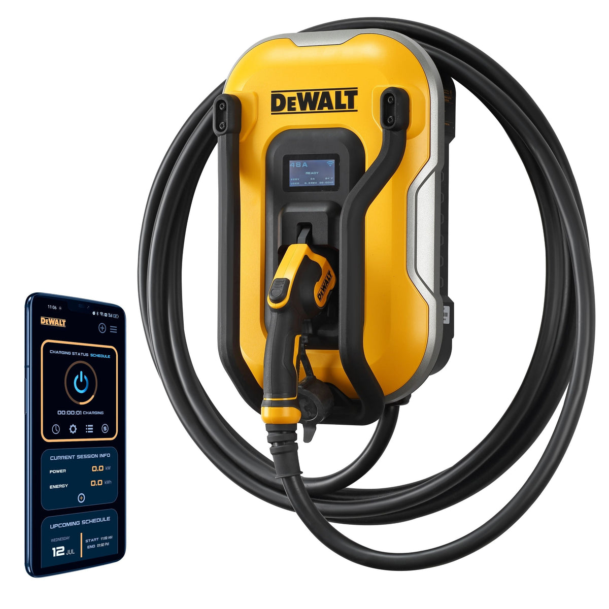 48A Wi-Fi Level 2 Hardwired J1772 EV Charger