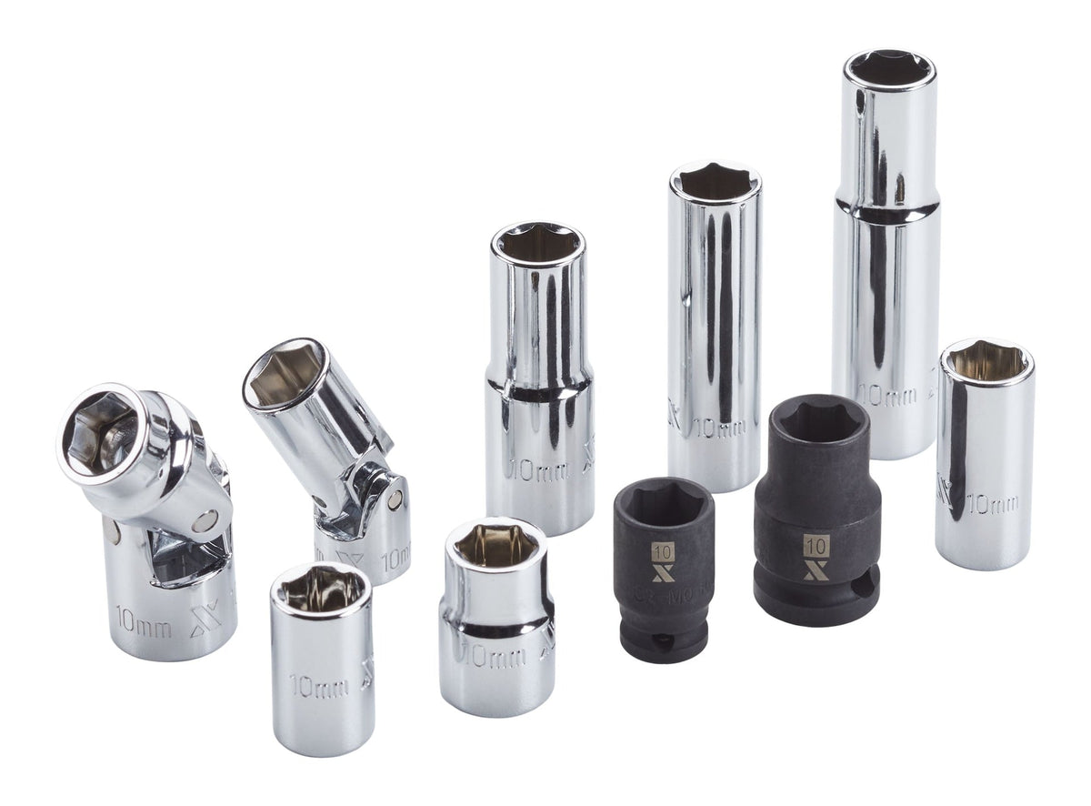 10-mm Socket Rail, 10-pc