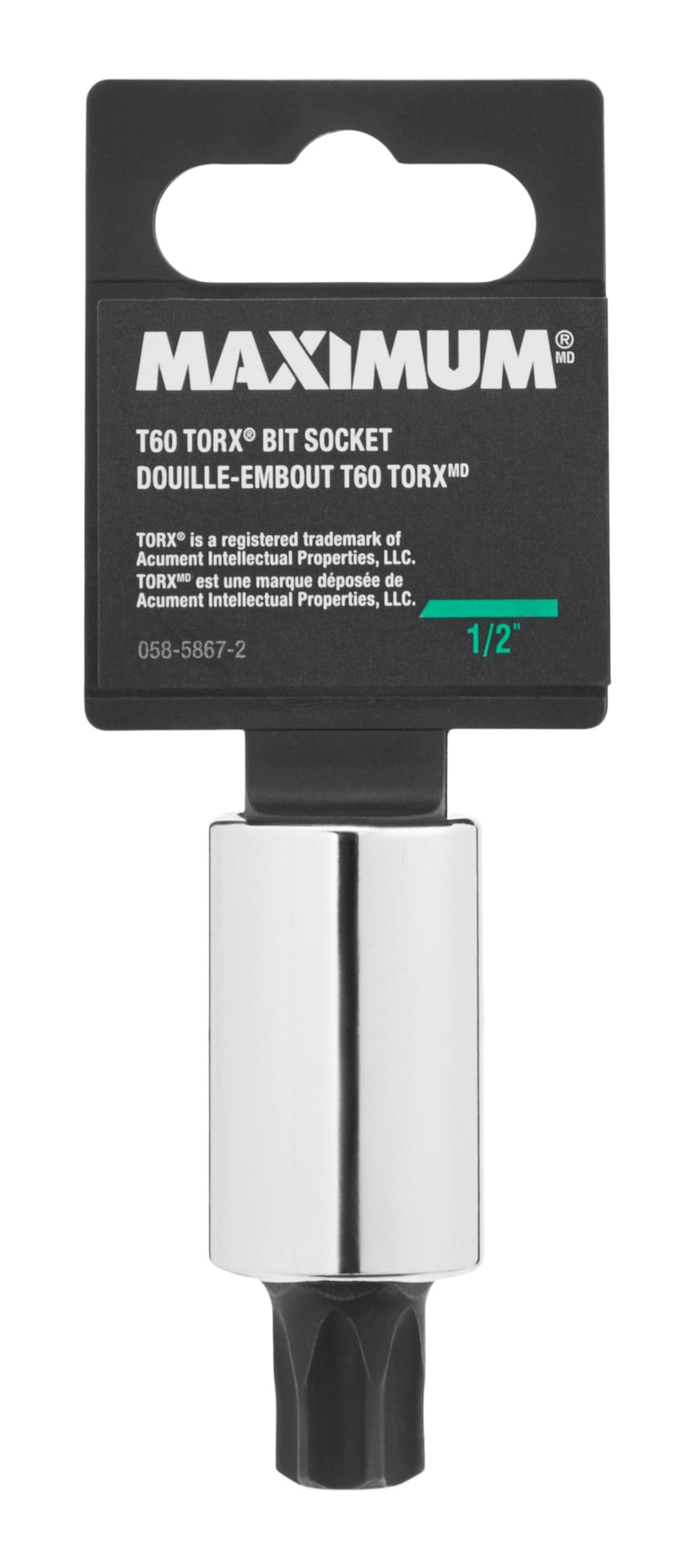 1/2" Drive T60 Star-drive Socket