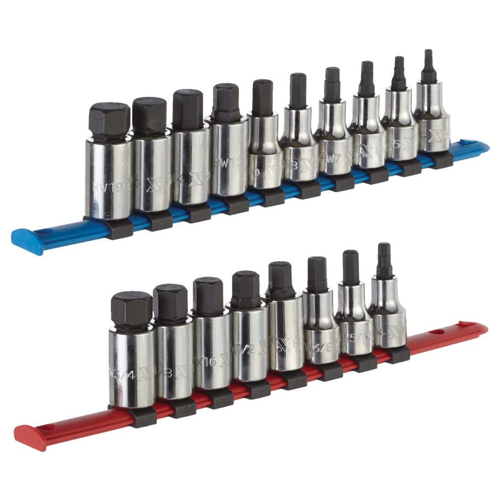 1/2-in Drive Hex Bit Socket Set, 18-pc
