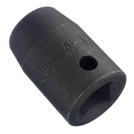 1/2-in Drive Impact Sockets, Assorted Sizes, SAE/Metric, CRMO