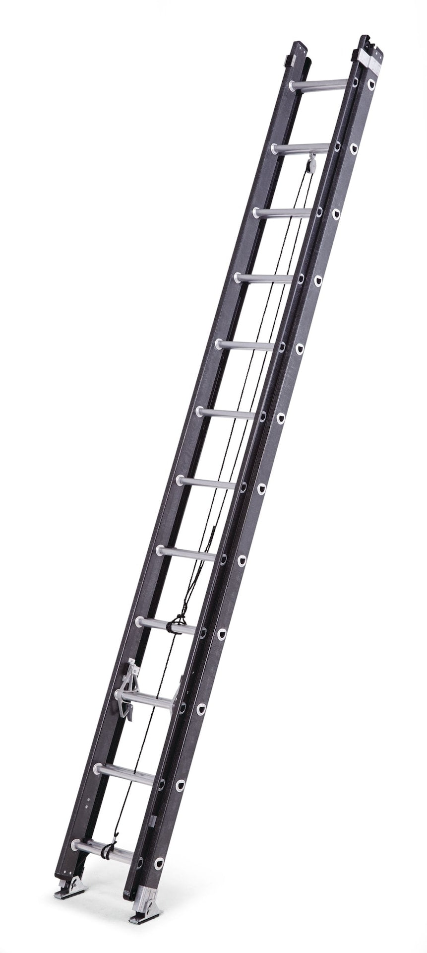 Grade 1 Fiberglass Extension Ladder, 250-lb, 24-ft