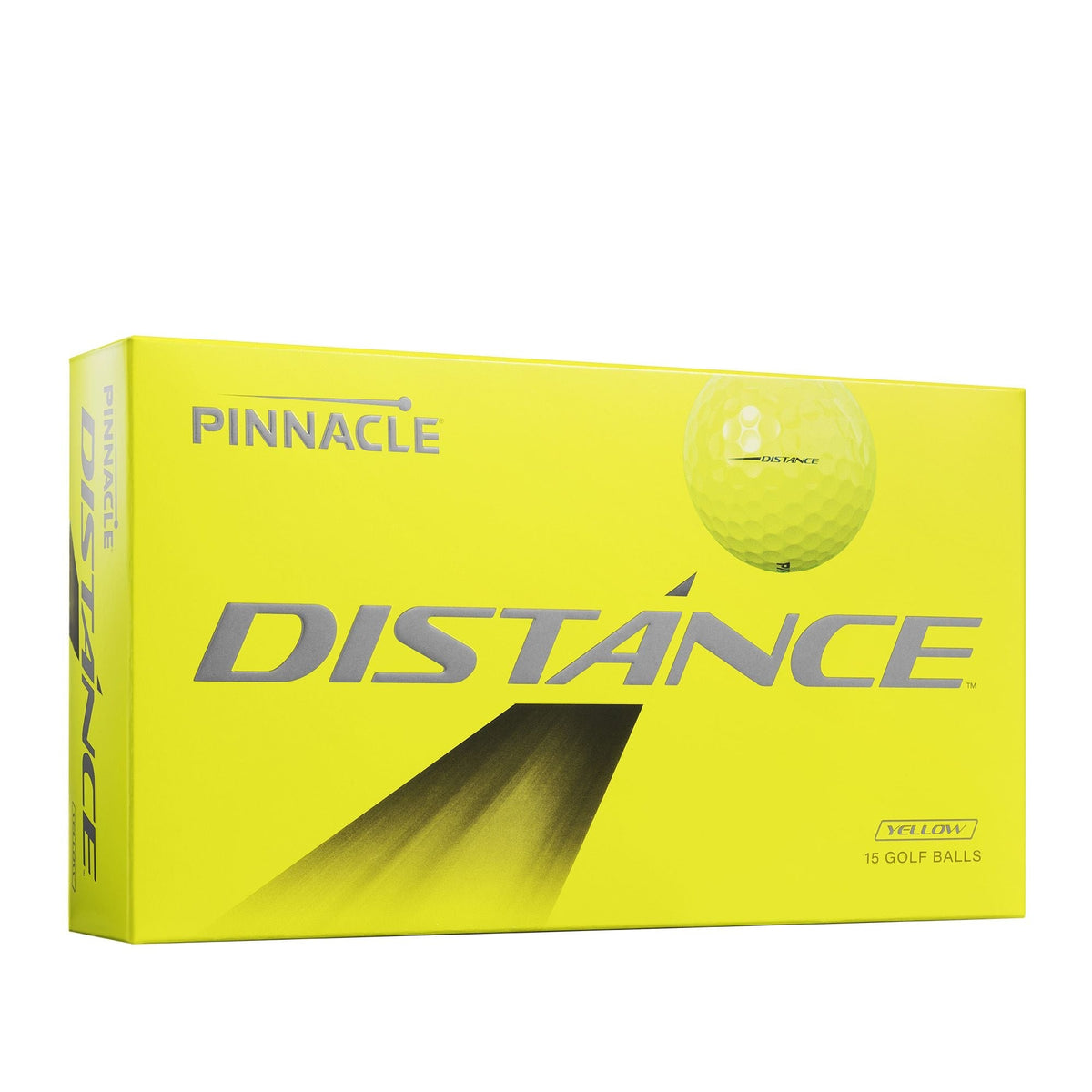 Distance Golf Balls, Yellow, 15-pk