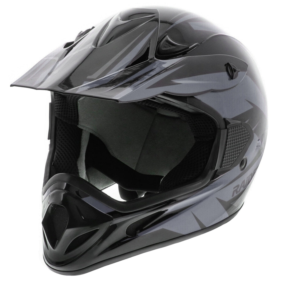 RX2 ATV Helmet, Adult, Grey/Black, Assorted Sizes