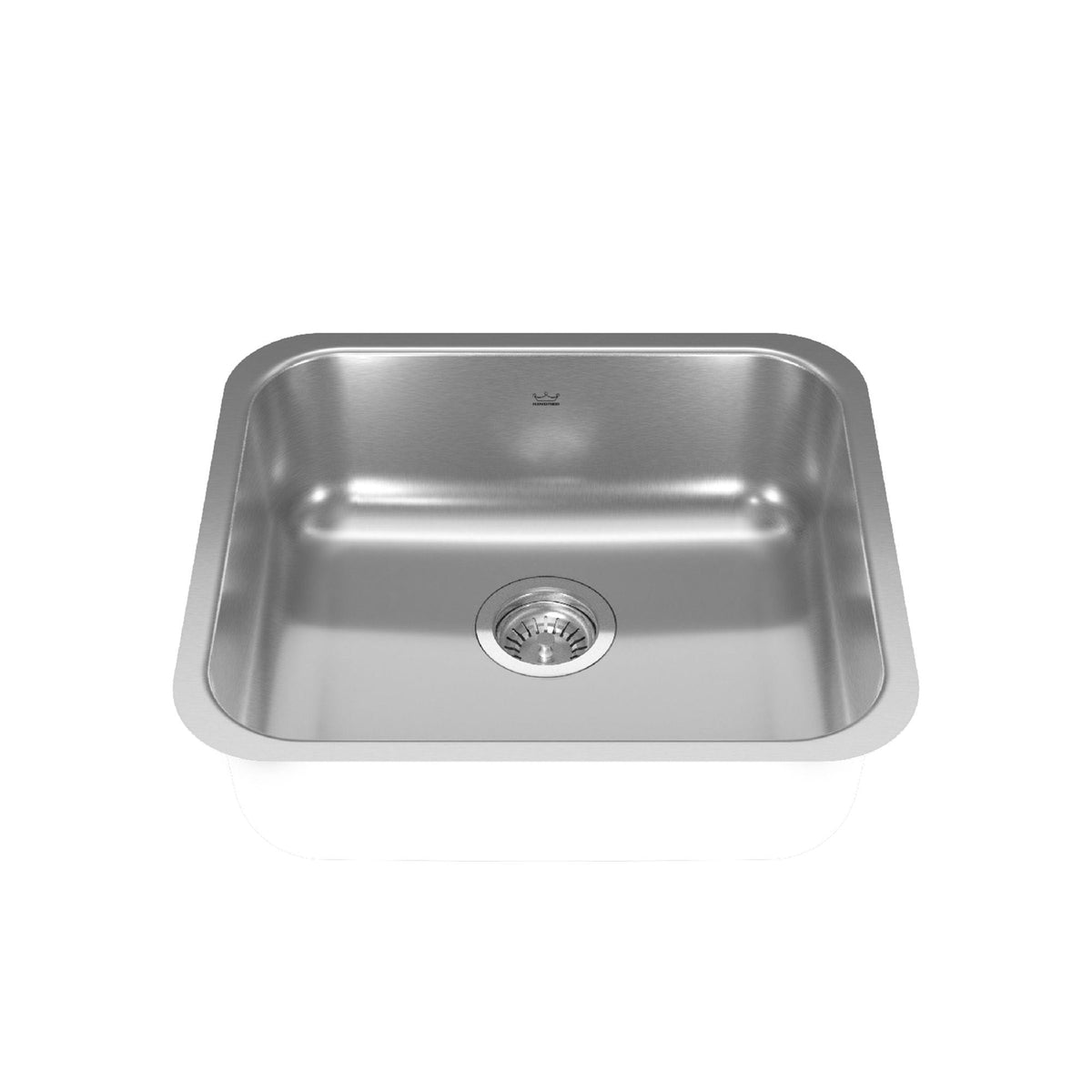Single Stainless Steel Sink, 19.75x17.75-in