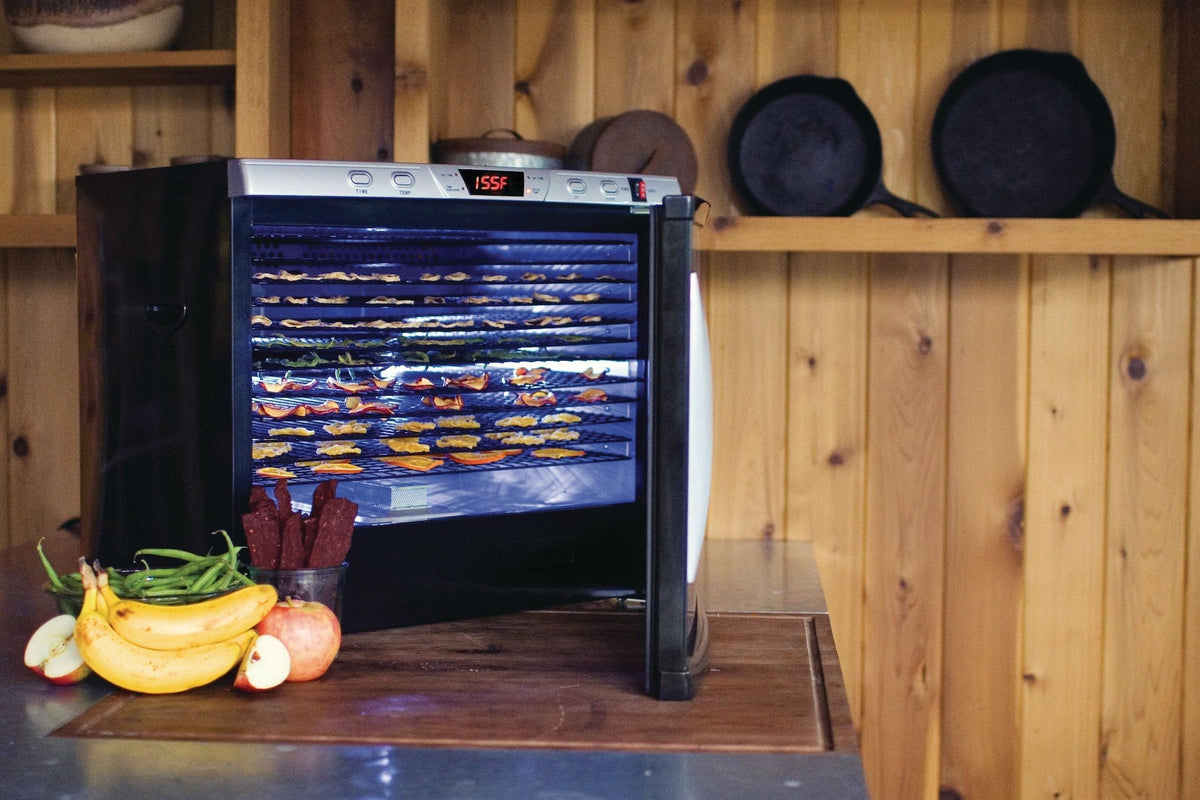 Pro-1200 12-Tray Digital 110V 1600W Dehydrator, 80-L