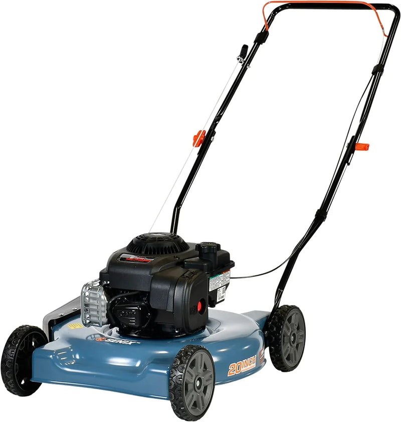 Gas Lawn Mower, 20-Inch, 125 cc 4-Cycle Engine, Push Lawnmower U2488