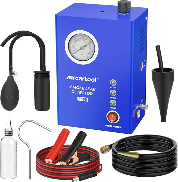 Smoke machine leakage tester, 12-volt DC car smoke machine leakage detector, equipped with an air flow meter and an oil level gauge, suitable for all vehicles. N6661