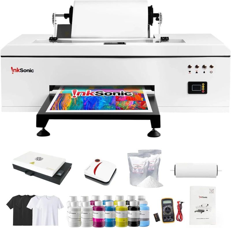 InkSonic R1390 A3 DTF Printer with Oven, T-Shirt Printing Bundle R9553