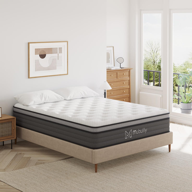 10 Inch Hybrid Mattress in a Box with Gel Memory Foam S3975