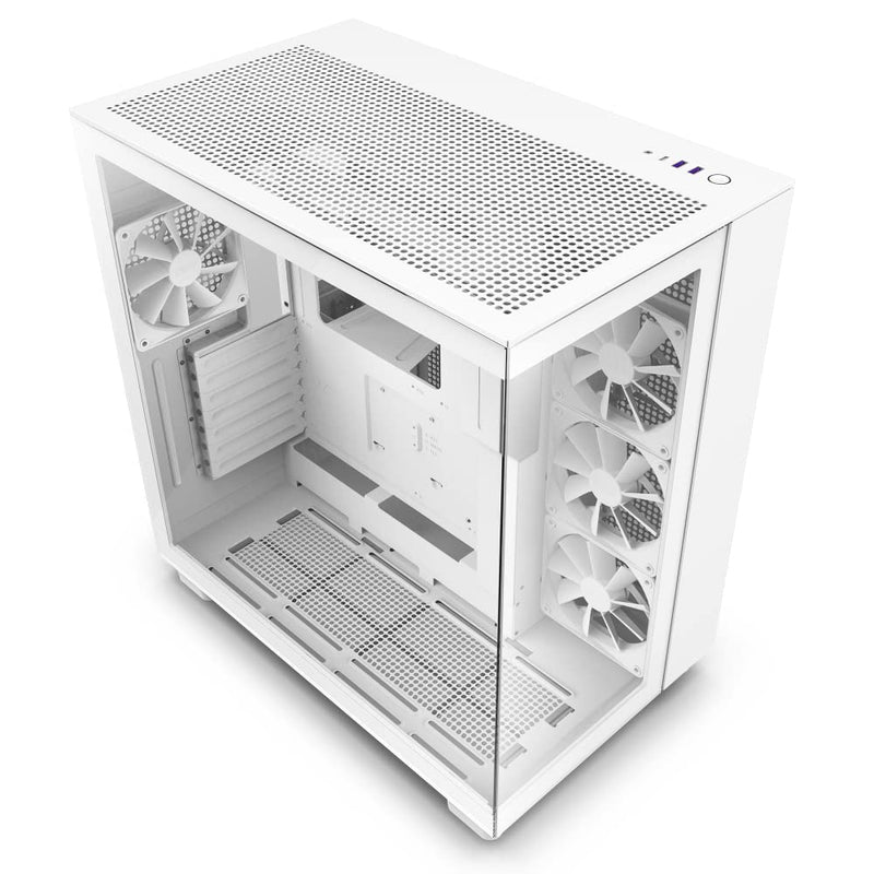 H9 Flow Dual-Chamber ATX Mid-Tower PC Gaming Case P6832