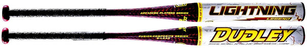 Dudley Lightning Legend LLESP12 34/27 Slowpitch Softball Bat, Fusion Composite, 12锟芥-锟斤拷 Barrel, End-Loaded, SSUSA Approved W3385