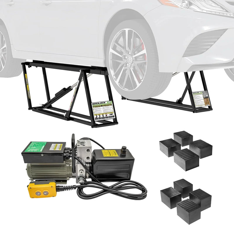 5000TL Portable Car Lift – ALI Certified 5,000 lb Capacity with 110V Power Unit, Compact Alternative to a 2-Post Car Lift for Garage, Home Mechanics, DIY Auto Repair, or Shop Use J5722