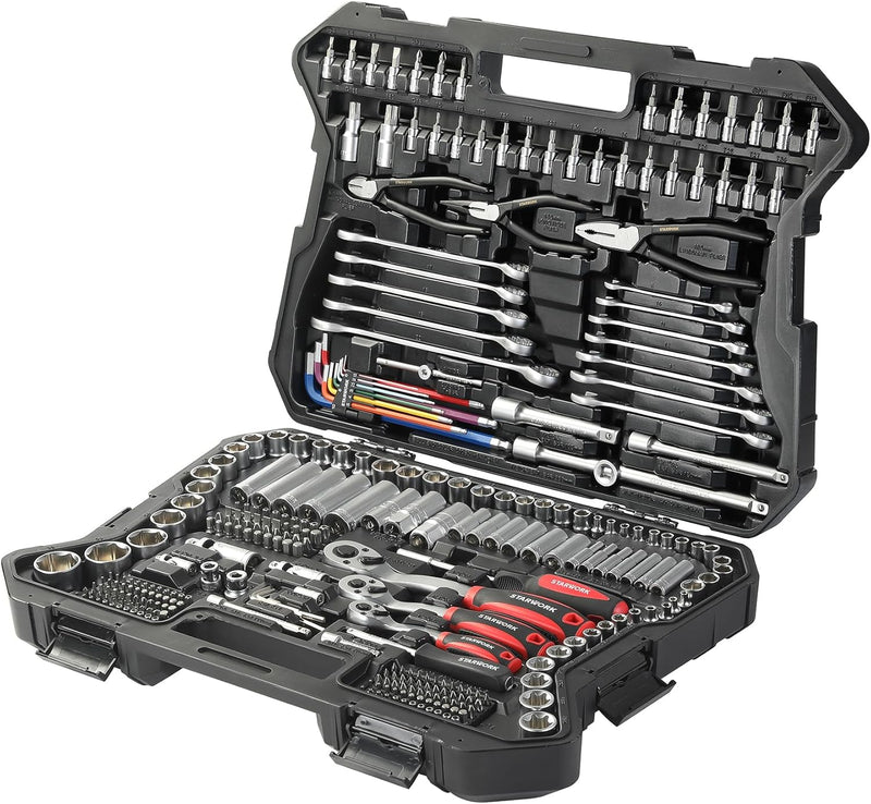 314-Piece Mechanics Tool Set and Socket Set, Professional Metric Set S6865