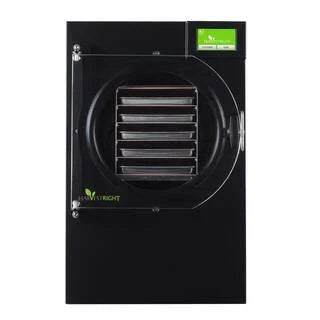 5-Tray Medium Black Aluminum Freeze Dryer with Mylar Starter Kit HRFD-SBL F5563