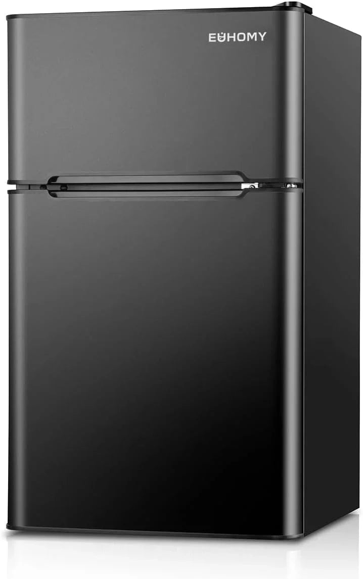Euhomy Mini Fridge with Freezer, 3.2 Cu.Ft Mini Refrigerator with Freezer F9596