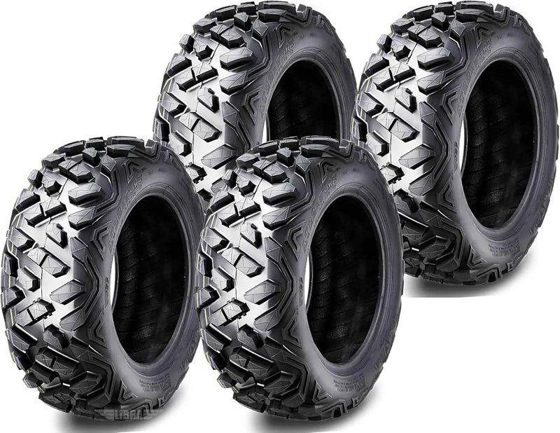 Set of 4 New ATV/UTV Tires 27x9-14 Front & 27x11-14 Rear /6PR P350-10385/10386... C7908