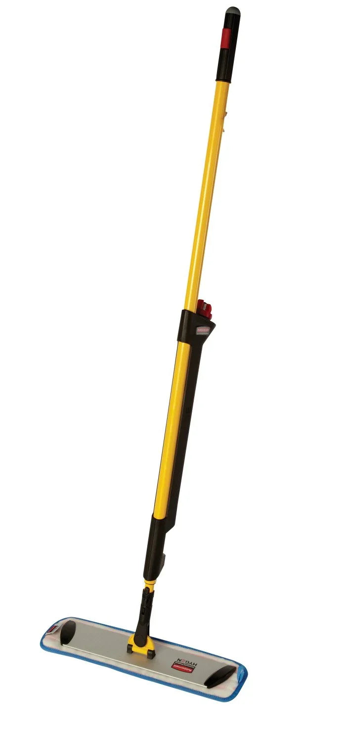 Pulse microfiber floor cleaning system, operated using a single-sided mop frame H1115