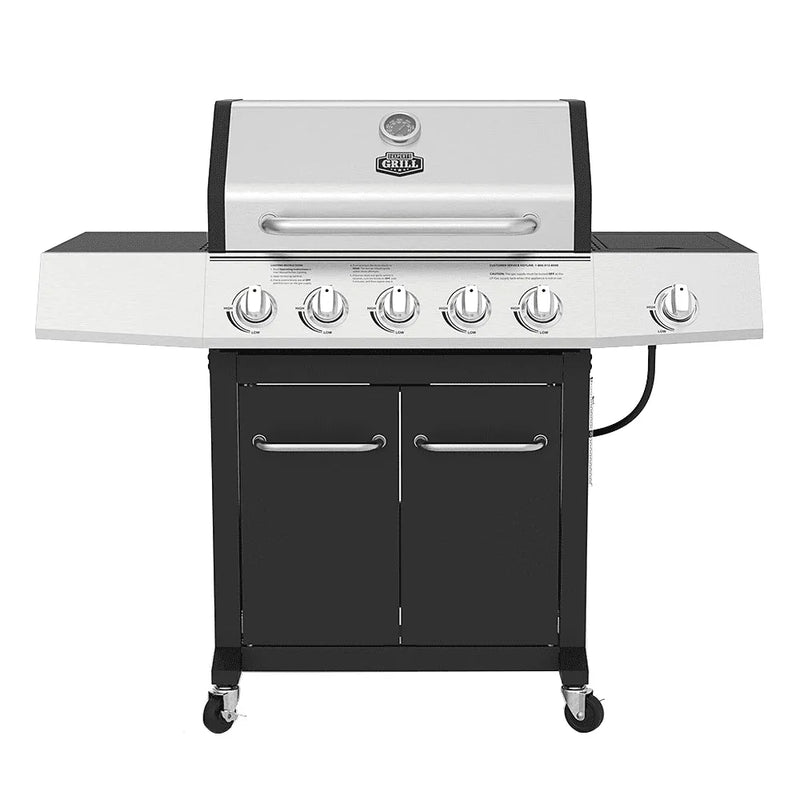 Burner Propane Gas Grill with Side Burner Y4863