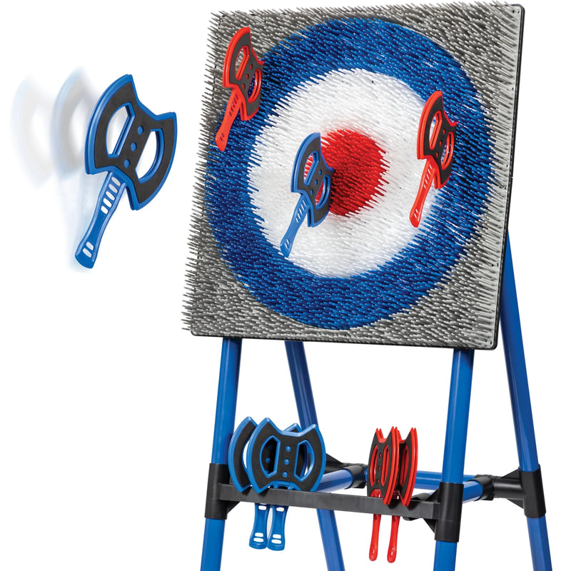 Deluxe Steel Frame Axe Throw Target Game Set Q6800