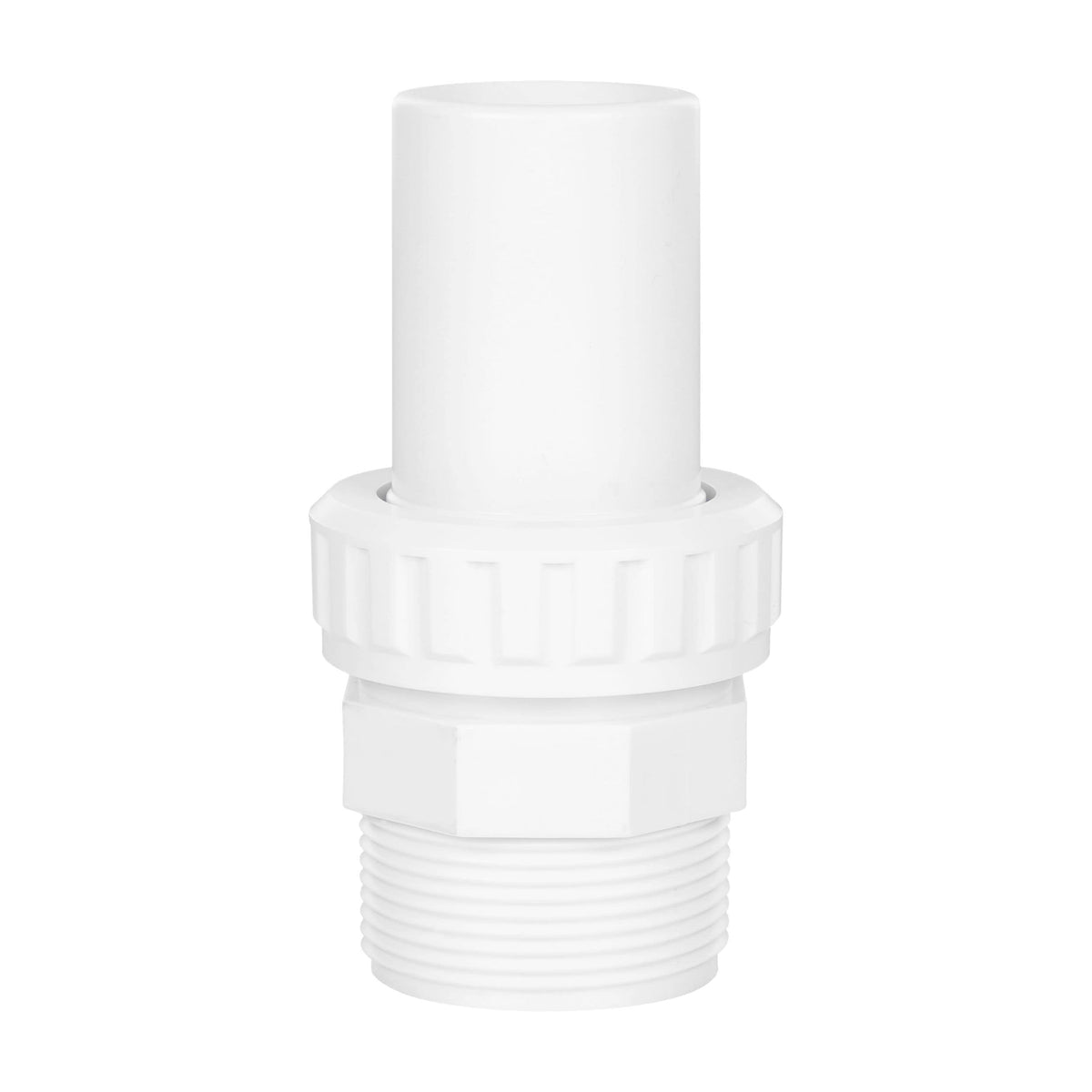 ABS Quick-Connect Smooth Adaptor Male Threaded 1.5"