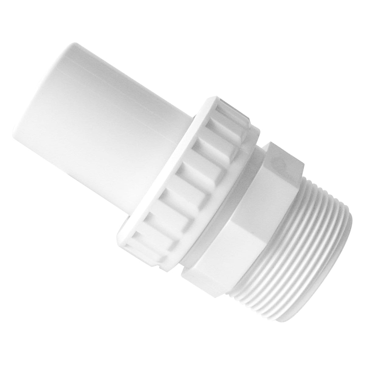 ABS Quick-Connect Smooth Adaptor Male Threaded 1.5"