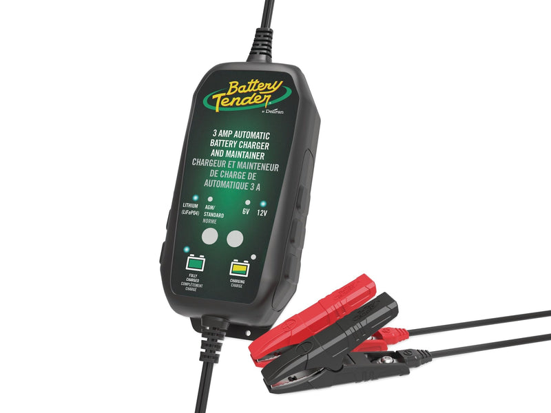 Smart Battery Charger/Maintainer, 3-Amp, 6V/12V K7252