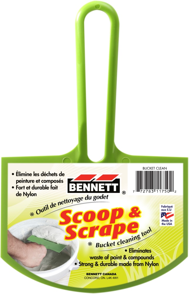 Plastic Paint Bucket Clean Scoop, 6-in B6541