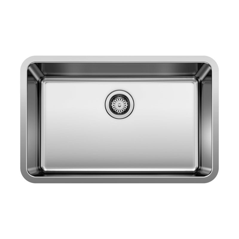 Single Bowl Undermount SS Kitchen Sink, 28-in B8244