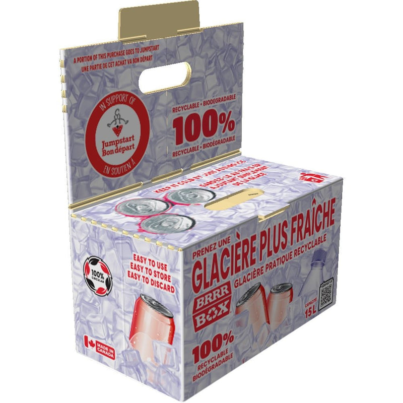 Recyclable Biodegradable Cooler, 15-L, White D7968