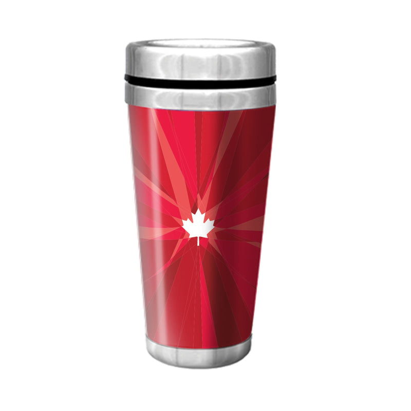 Stainless Steel Travel Mug For Fans/Collectors, Red, 16-oz Q4888