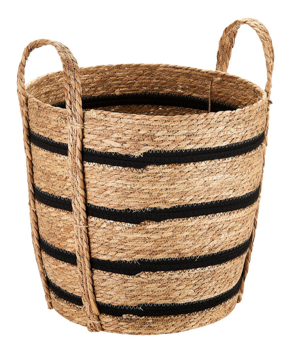 Henry Tall Woven Cotton Rope Storage Basket E6570