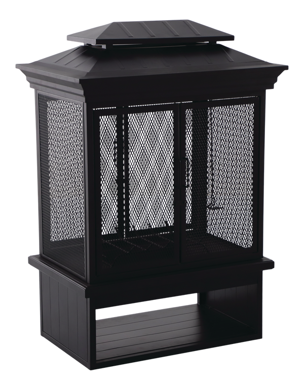 McKay Outdoor Wood Burning Fireplace, 35-3/8 x 24 x 51-1/2-in L6792