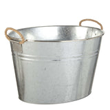 Outdoor Oval Galvanized Party Tub, Assorted