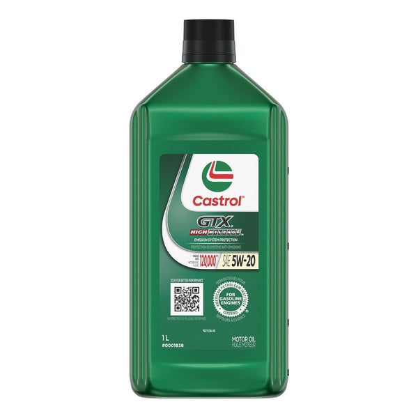 GTX High Mileage 5W20 Conventional Engine/Motor Oil, 1-L A0222