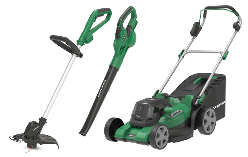 Mower & Grass Trimmer Blower Combo, 17-in V8721