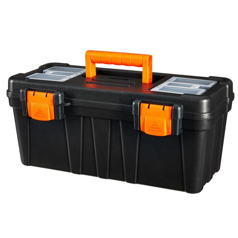 Portable Plastic Tool Box with Removable Tray, 17-in R6611
