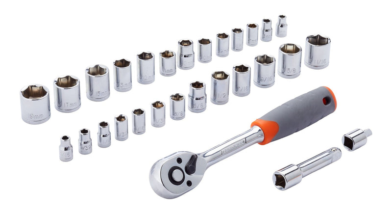 Socket and Ratchet Set, 29-pc A2925