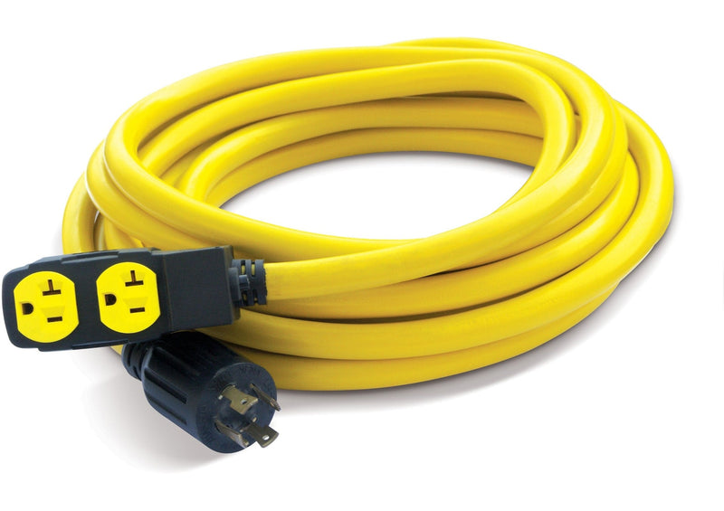 Power Equipment 30A, 250V Flat Generator Extension Cord, 25-ft P7094