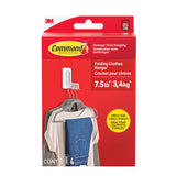 7.5-lb Large White Damage Free Folding Clothes Hanger