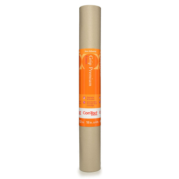 Con-Tact Grip Premium Non-Adhesive Cushioned Shelf/Drawer Liner, Taupe, 18-in x 4-ft M6269